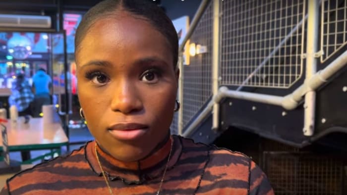 Caroline Dubois interview with Zenger in East Croydon on Oct 3, 2023, (Joseph Hammond/Zenger) © Z News Inc.